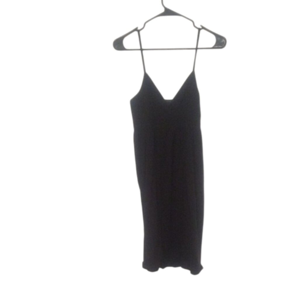 Hurley Black Sleeveless Midi Dress | V neck | 15" PTP |M